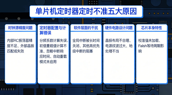 单片机定时器不准的五大原因