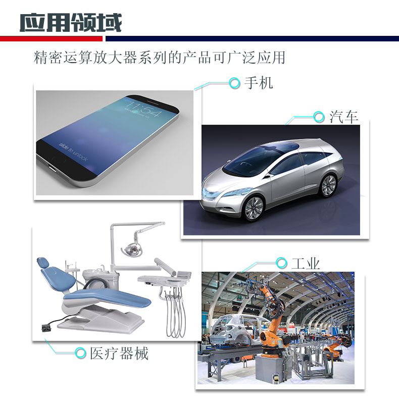 润石精密运算放大器系列产品应用